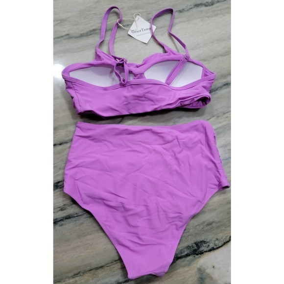 Grace Tempt Purple Bikini Small NWT - Picture 6 of 9